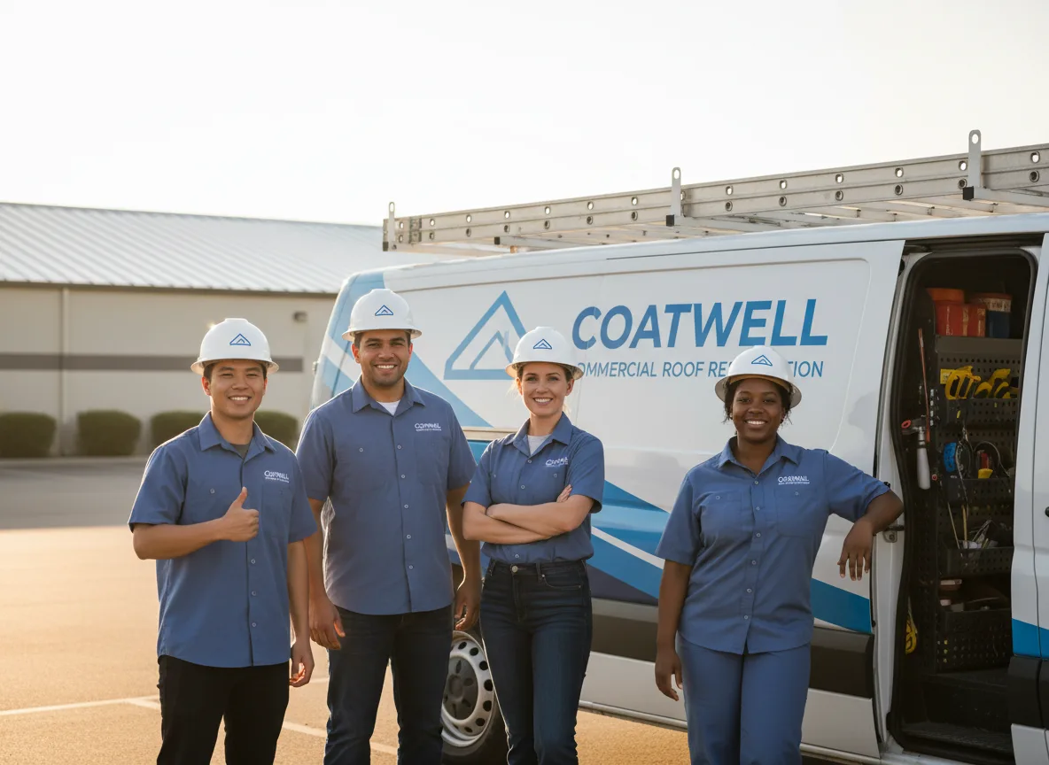 Commercial roof coating company in Moro, IL